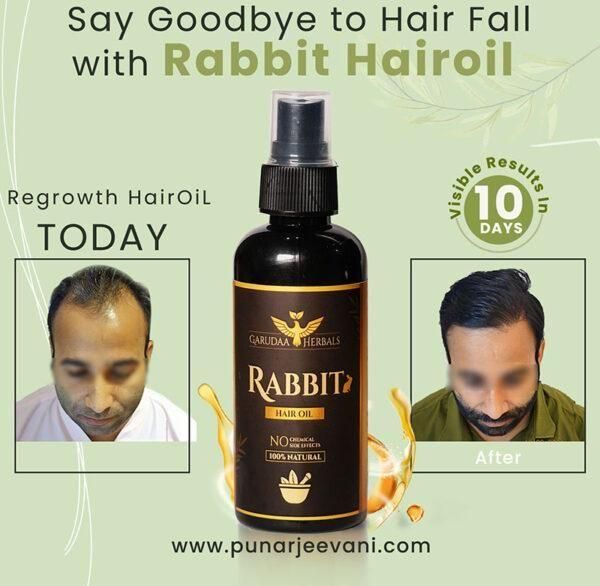 Rabbit Hair Oil (30 ml) Pack of 2